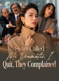 Sister Called Me Dramatic; I Quit, They Complained